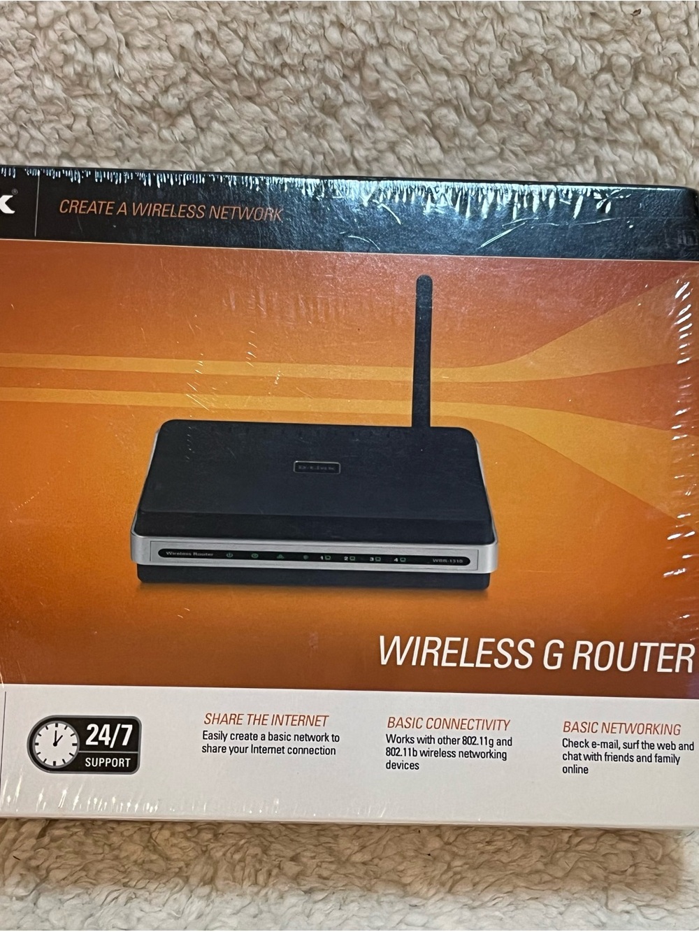 Wireless G Router - Black and Silver